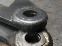 IMG 1239  Showing the Rotary welded reinforcments for the shock mount.