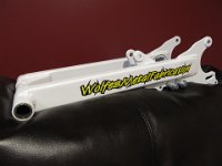 IMG 1462  The 1st custom request for a White swingarm.