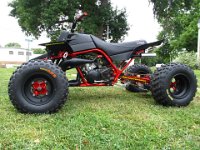 IMG 2274  +6" swingarm and peg extensions on my Banshee